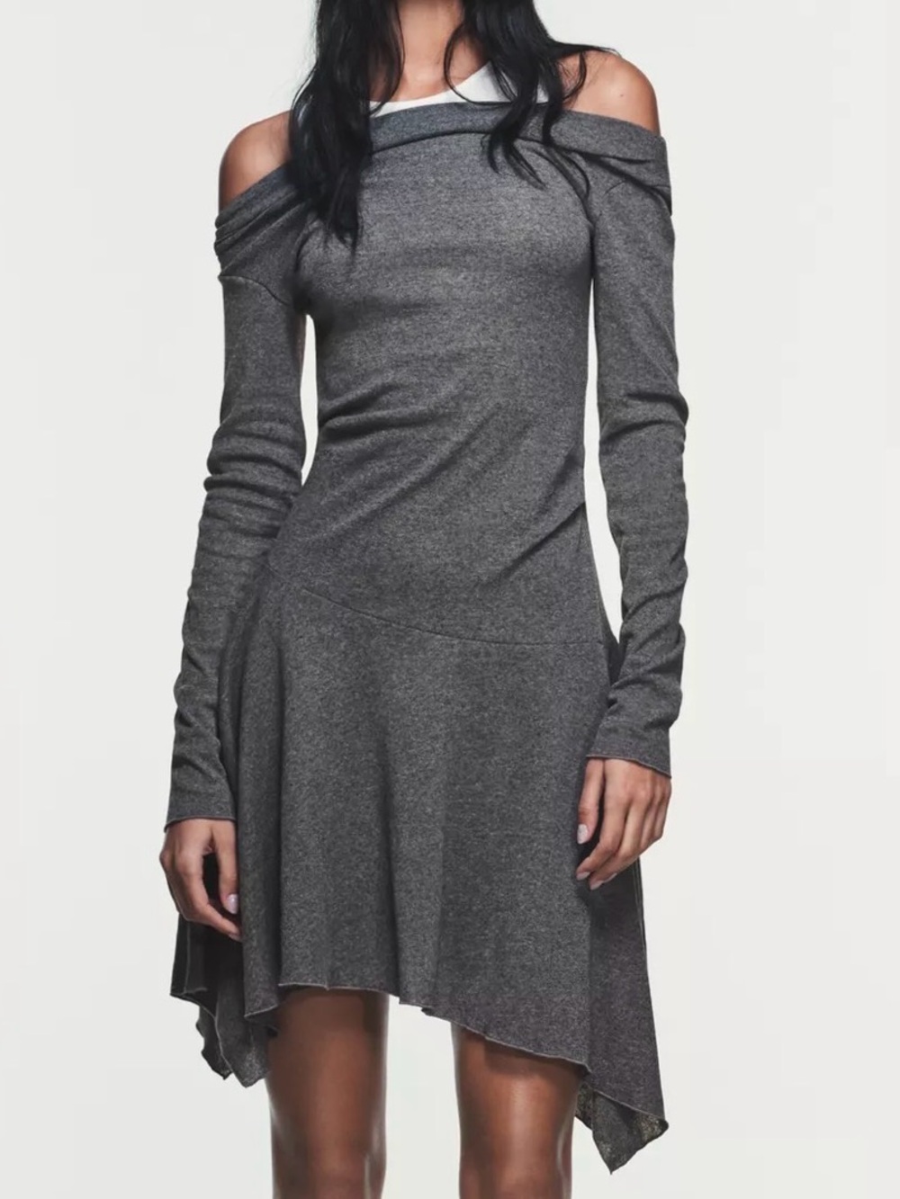 Zara asymmetric short dress - Picture 2 of 6